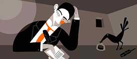 Kafka Illustration von Roberto Maján
