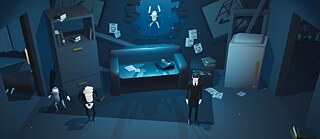 Aus dem Videospiel Playing Kafka