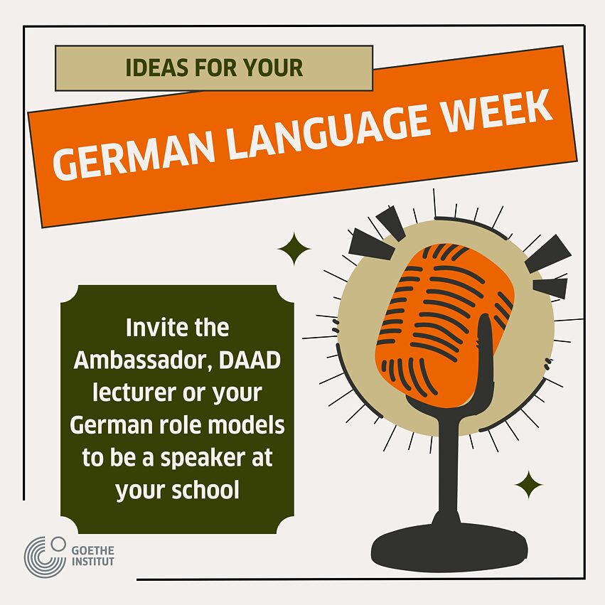 Invite a speaker to your German Language week