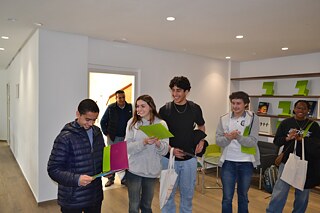 MOROCCO - The national German Olympics were playful, creative and fun. In addition to familiarization activities, language games were used to test listening, reading and speaking skills. Eight students from Casablanca and Rabat took part in the National German Olympics at the Goethe-Institut Rabat on February 3, 2024.