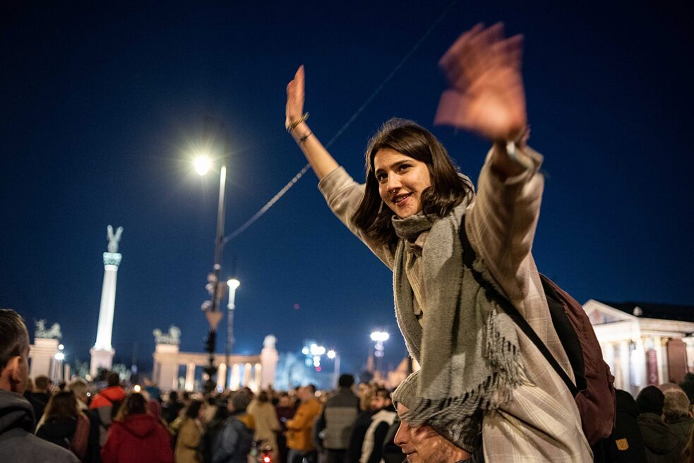 Noch nie zuvor hat eine Demonstration in Ungarn so viele jüngere Menschen zusammengebracht.