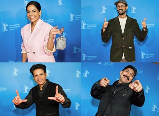 The Fable Team at the Berlinale: Priyanka Bose, Raam Reddy, Manoj Bajpayee and Deepak Dobriyal © © Berlinale The Fable Team at the Berlinale: Priyanka Bose, Raam Reddy, Manoj Bajpayee and Deepak Dobriyal