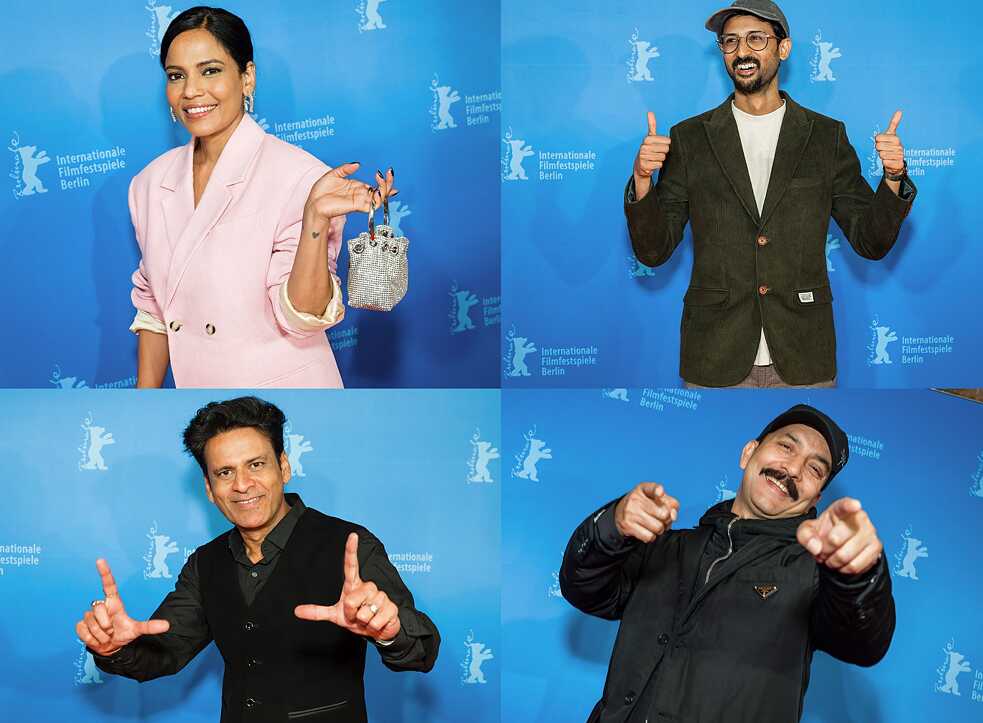 Das Fable-Team an der Berlinale: Priyanka Bose, Raam Reddy, Manoj Bajpayee und Deepak Dobriyal