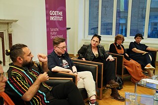 Die Teilnehmenden diskutierten über den Schwarzmeerraum und ihre Motivation beim Schreiben