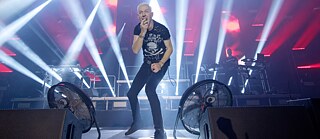 Scooter auf der Bühne bei einem Konzert im Palladium in Köln