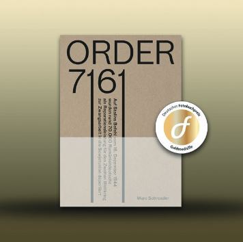 Gold medal Category 02 Photo book documentary photography: Order 7161 - Marc Shroeder