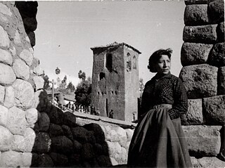 Self-portrait at Chinchero (ca. 1950s)