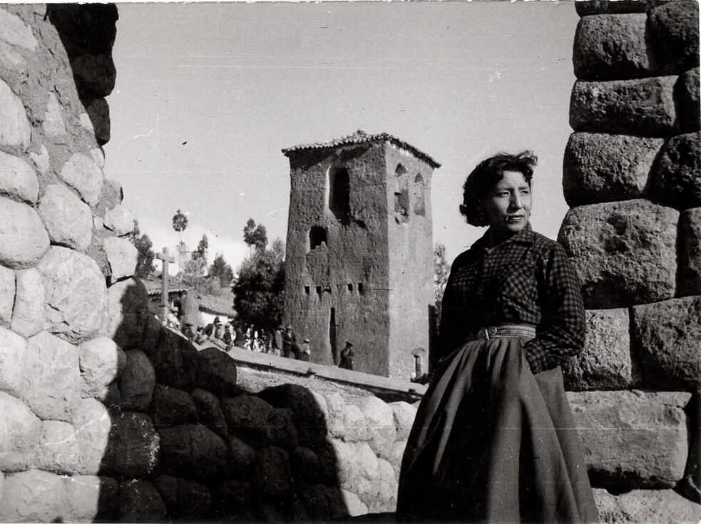 Selbstporträt in Chinchero (ca. 1950er Jahre)
