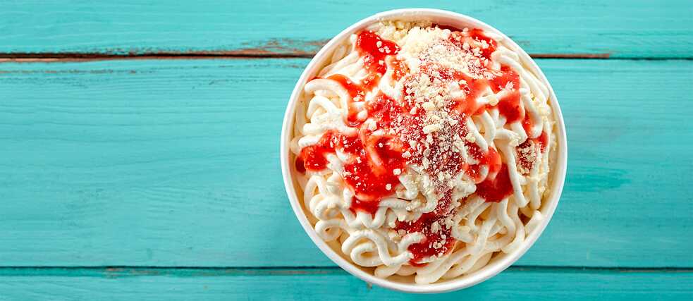 Spaghetti-Eis