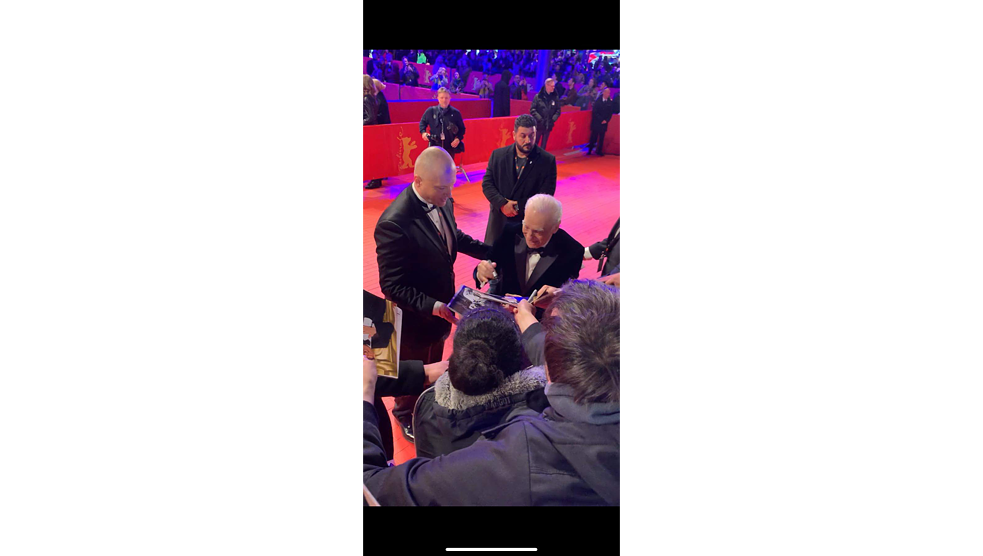 Martin Scorsese on the red carpet