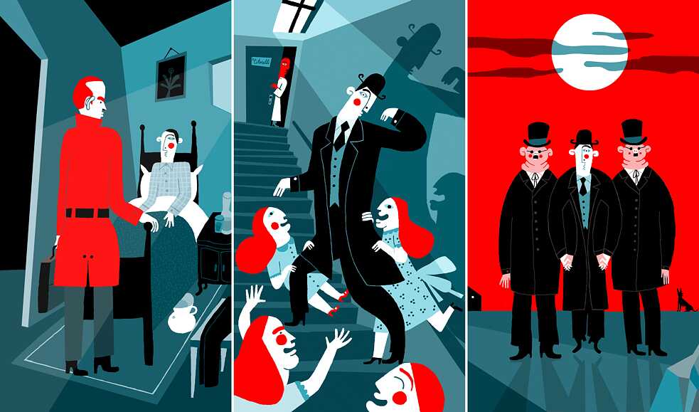 Szenen aus „Der Process“ von Franz Kafka