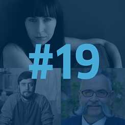 Image of the three guests with a number 19 in front 