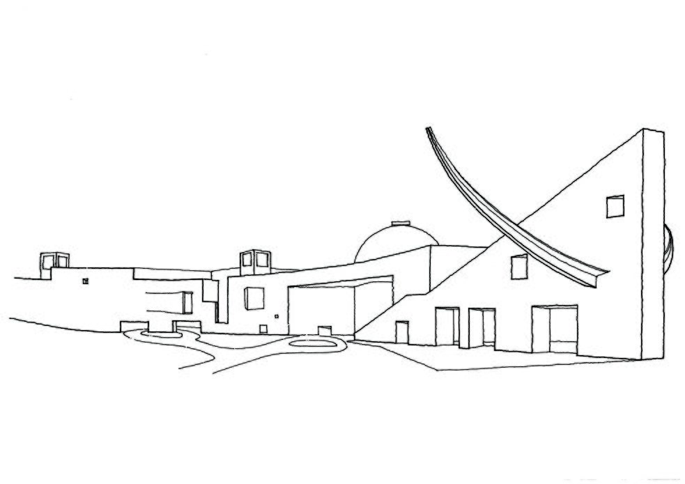 Drawing, The Islamic Museum Proposal, Qatar, 1998