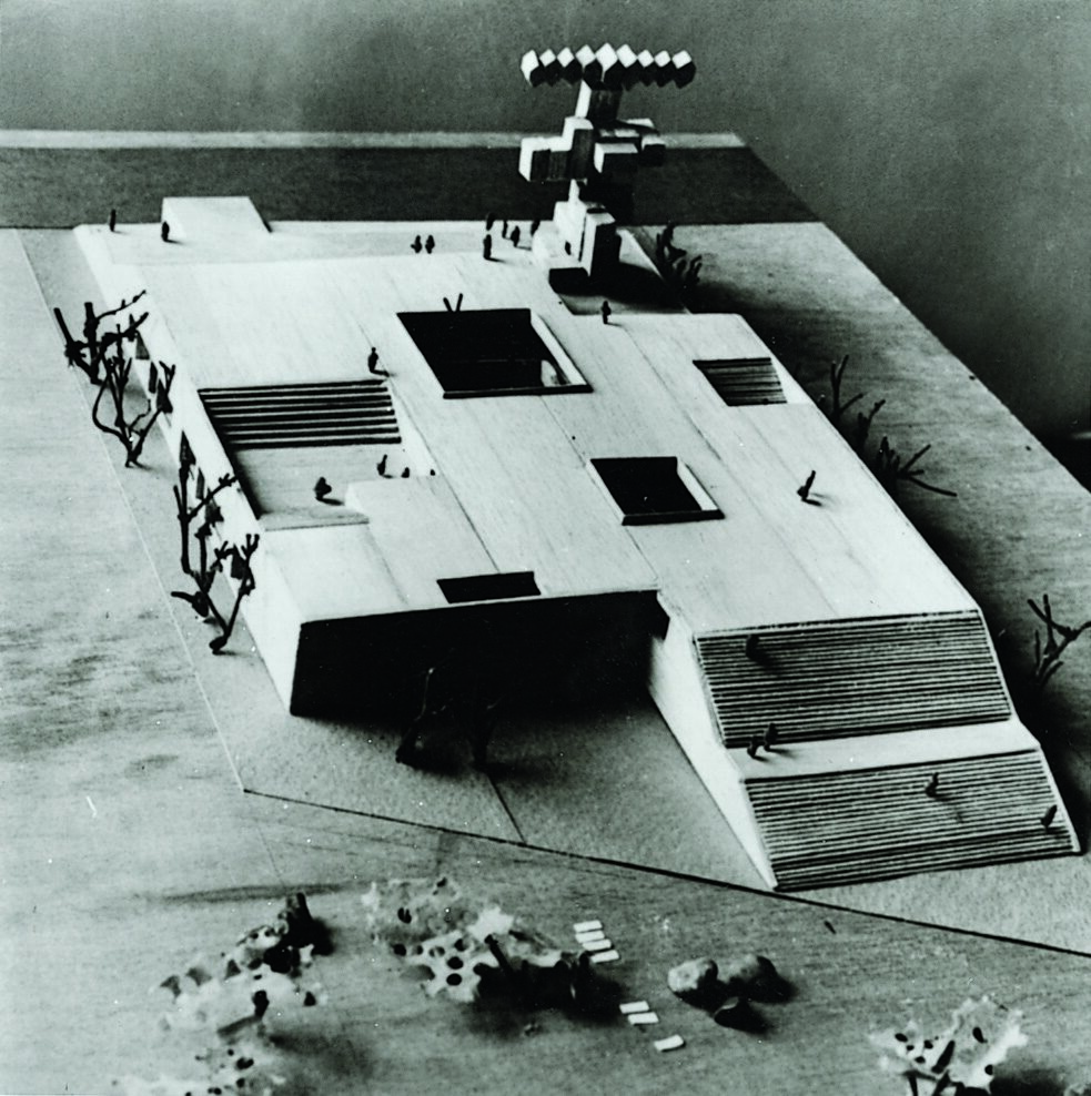 Photograph of the Model, Osaka Pavilion, 1969