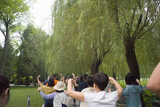 We also had people from different age groups joining and enjoying the same exercises.