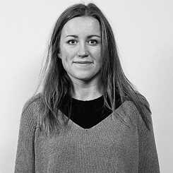 Portrait of Anna Luňáková (Czech Republic). She is the editor of the anthology Pandezie (2021) and the author of the translation of André Gorz's Letter to D. (2021). 