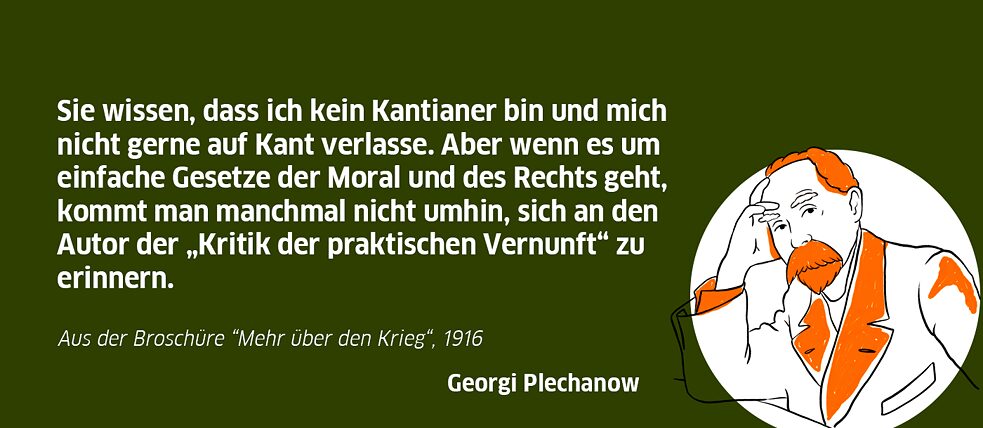 Georgij Plechanow über Immanuel Kant
