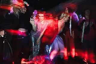 People dancing at a party