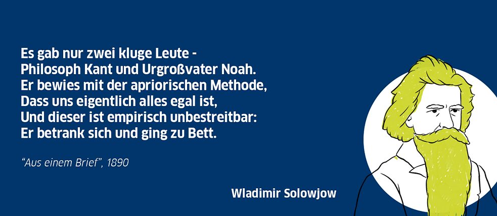 Wladimir Solovjow über Immanuel Kant