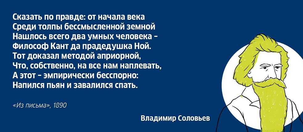 Владимир Соловьёв об Иммануиле Канте