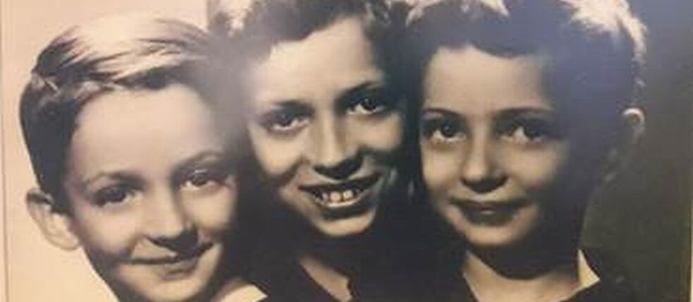 Nathan Diament und seine Geschwister nach dem Krieg