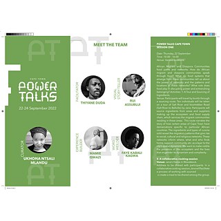 Power Talks Cape Town Promotional Material Brochure 4