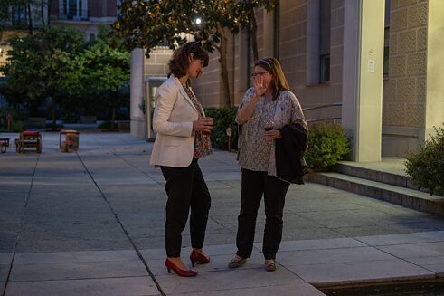 18.04.2024 | Antonia Blau im Gespräch mit Mónica Regano Aguirre, der Vertreterin von Monereo Meyer Abogados, Mitglied beim Freundeskreis Amigos Goethe-Institut Espana.
