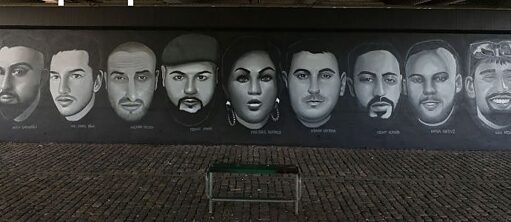Peinture murale des victimes des attentats de Hanau