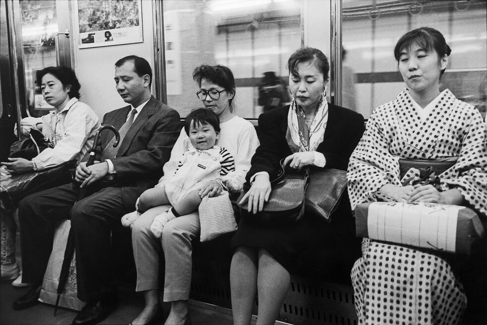 Tokyo subway, 1988 Photograph©1988 Sooni Taraporevala