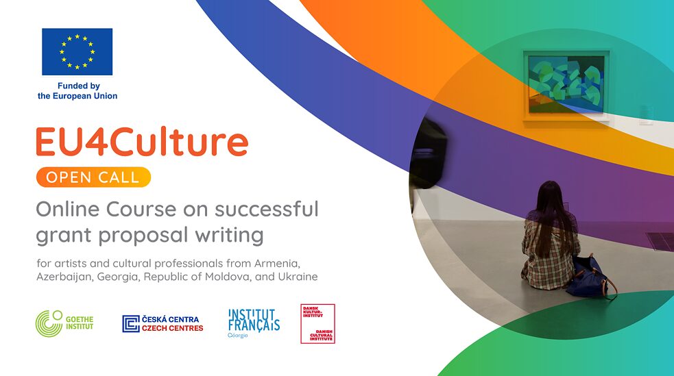 Poster for the online course on grant proposal writing