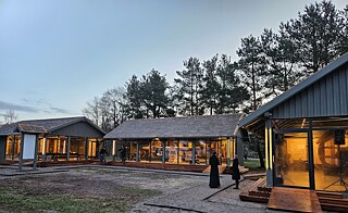 Fragment der Ausstellung „Die Geschichte des Windriesen“. 