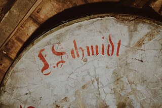 Fragmente von Mühlendetails, Ausstellung. 