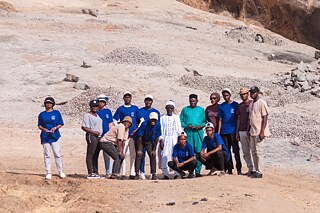 Connecting the Dots fellows on a bare hill