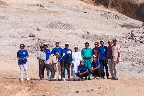 Connecting the Dots fellows on a bare hill