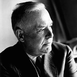 Porträt des US-amerikanischen Dichters Wallace Stevens, das für den Einband der Erstausgabe von The Collected Poems of Wallace Stevens (1954) verwendet wurde.