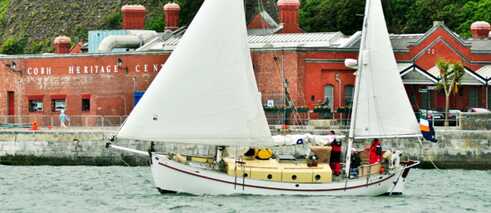 The Cobh Heritage Centre, located next to the train station and the harbour.