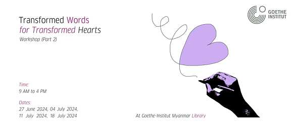 Transformed Words for Transformed Hearts Workshop (2. Teil) 
