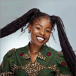 Frontale Nahaufnahme von Afri 