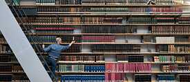 Deutsche Nationalbibliothek in Frankfurt am Main – schon lange ein Teil der Shareconomy. 
