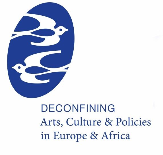 Logo DECONFINING (Vogel blau)