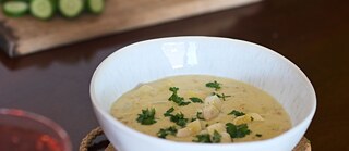 Spargelcremesuppe nach deutscher Art