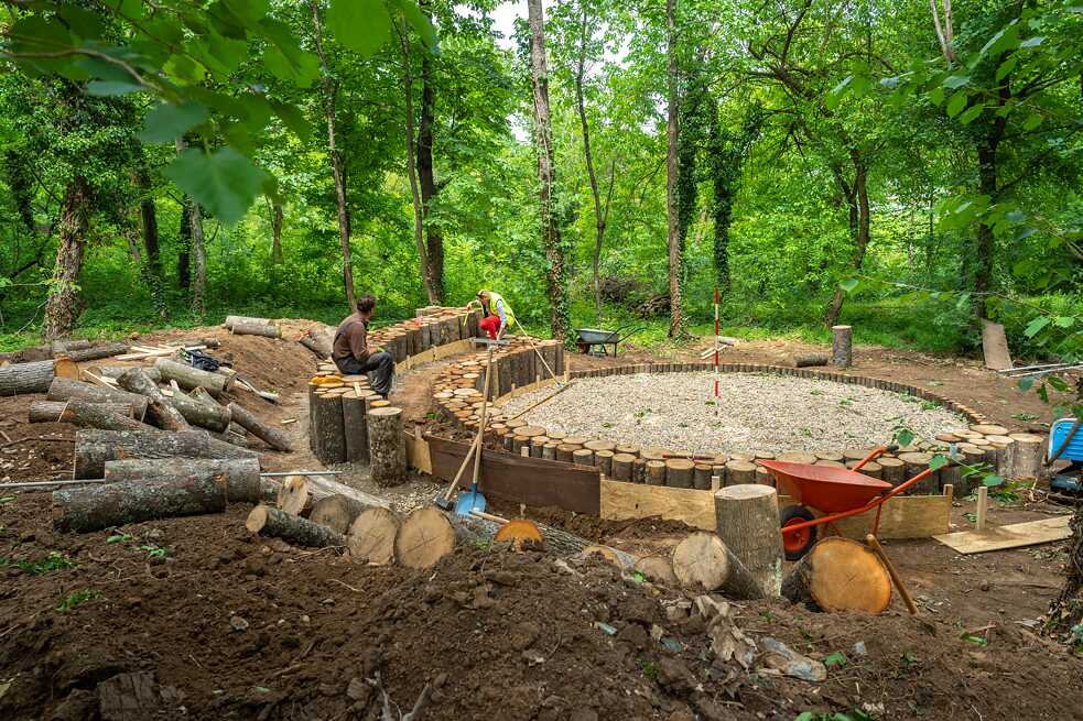 Oase Nr. 3 - Arboretum der Fakultät für Forstwirtschaft, Amphitheater
