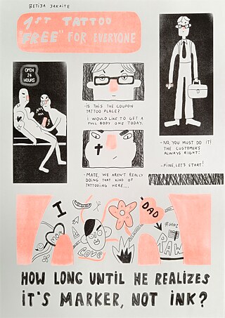 Betija Jakaite: 1st Tattoo "Free" for Everyone