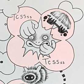 Fragment aus dem Comic "POP-Thoughts" von Katrīna Kovaļuka 