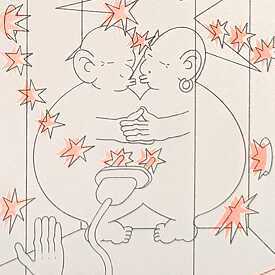 Fragment aus dem Comic "Ways of Living. Ways of Loving." von Katrīna Sadovņikova 