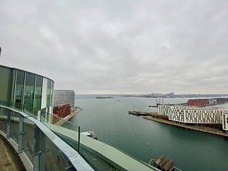 Ausblick von der Terrasse der Deutschen Botschaft