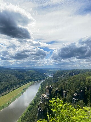 Sommerakademie 2024 - Ausblick von der Basteibrücke