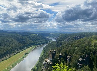 Sommerakademie 2024 - Ausblick von der Basteibrücke
