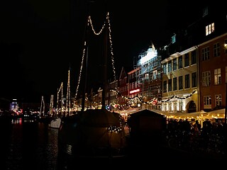 Weihnachtslichter in Kopenhagen