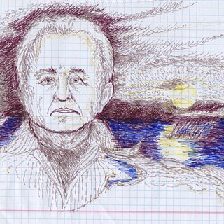 Портрет (кулькові ручки, шарж)